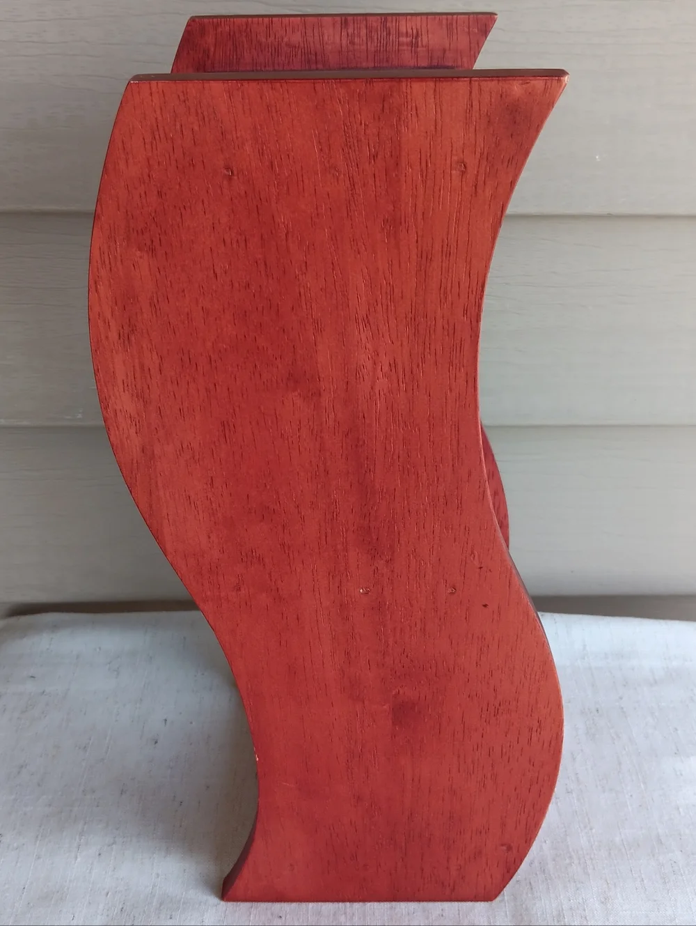 Counter Or Wall Hanging Shelf. Cherry Stain. 14